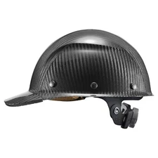 LIFT SAFETY HDCC-17KG DAX CARBON FIBER CAP STYLE HARD HAT, GLOSSY BLACK