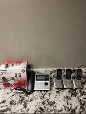 VTech CS6649-2 DECT 6.0 Digital Voice Mail Landline Phone and 3 Cordless