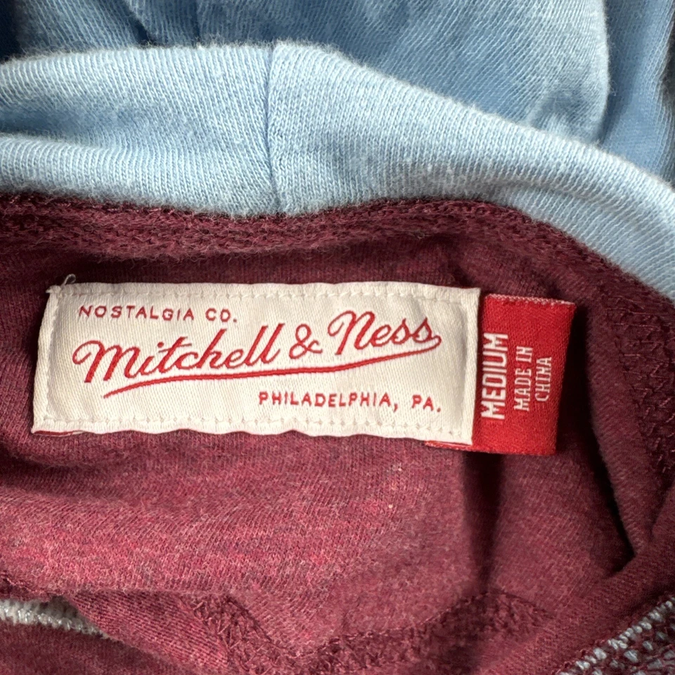 Mitchell Ness Colorado Rapids MLS Soccer Hoodie Mens M Red Pullover Sweater READ - Image 3 of 4
