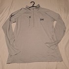 Under Armour Women's XXL light gray 1/2 zip top NWT