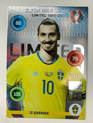*LIMITED EDITION* Zlatan IBRAHIMOVIC Sweden Panini Adrenalyn XL Euro 2016