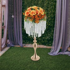 Flower Holder for Wedding Crystal Flower Stand Weddings Decoration Flowers Stand