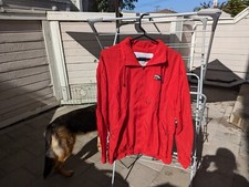 Vintage Catalina Track Suit Windbreaker Nylon Jacket Red 80  s 90  s No Size Tag