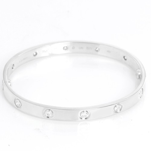 Cartier Love Bracelet 10 Diamond 18k 