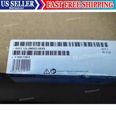 New Siemens 6AV2 123-2MB03-0AX0 6AV2123-2MB03-0AX0 SIMATIC HMI KTP1200 Basic 12''