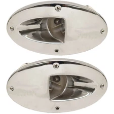 Aqua Signal Boat Bow Hull Docking Lights 85104-1 | 12V 50W White (Pair)