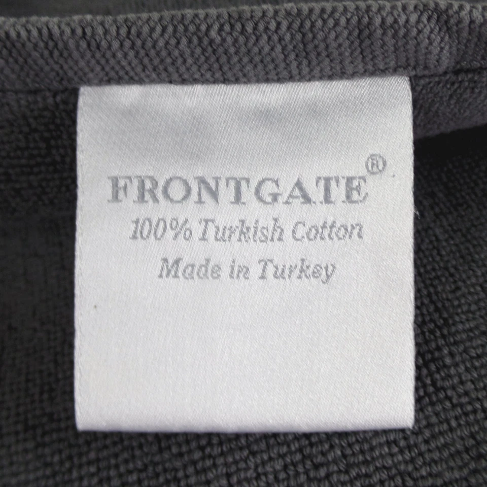 FRONTGATE RESORT BATH MAT / 38 x 24 / "MOONLIGHT" / GRAY / MADE in TURKEY - Image 2 of 4