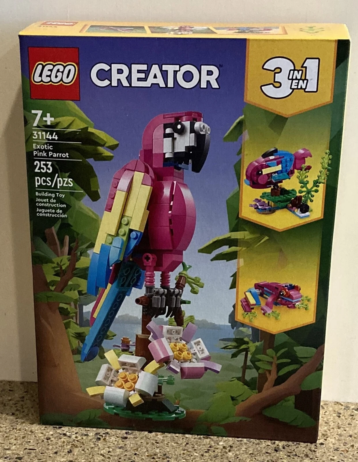 LEGO 31144 - Creator 3 in 1 - Exotic Pink Parrot - 2023 - NEW & Sealed