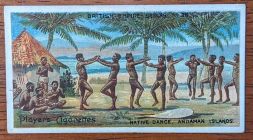 1904 Players Cigarette Card British Empire Series - #28 Native Dance Andaman - Picture 1 of 2