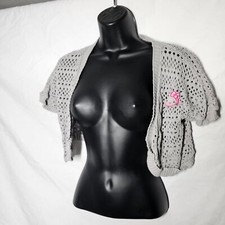 2013 grey crochet hello kitty shrug