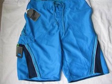 Burnside Blue Men's Board Shorts Swim Surf Trunks Size 32 New with Ticket