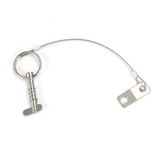 Boat Marine Bimini Top Quick Release Clevis Pin With Spring & Key Ring