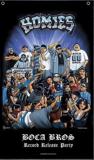 David Gonzales Art Chicano Lowrider Homies Record Release Party
