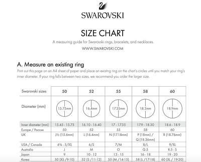 Swarovski Rarely Ring Size EU 55 US 7 1179796 | eBay Swarovski Rarely Ring Size EU 55 US 7 1179796 | eBay