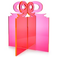 Inc 5454 Pink Neon Acrylic Lucite Present O/s Bhfo on sale Inc 5454 Pink Neon Acrylic Lucite Present O/s Bhfo on sale