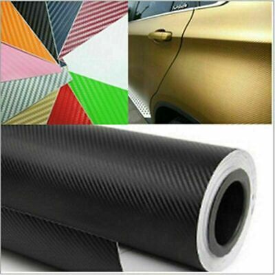 Carbon Fiber Vinyl Car Wrap Sheet Roll Film Sticker Decal Special Design NEW S