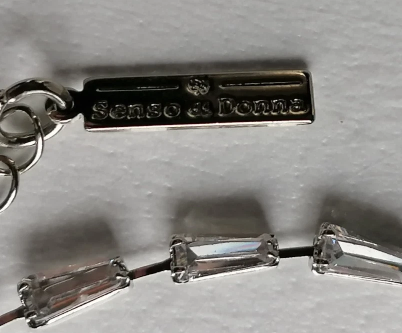 Armband mit Steinchen "Senso di Donna" Silber? - Bild 4 von 4