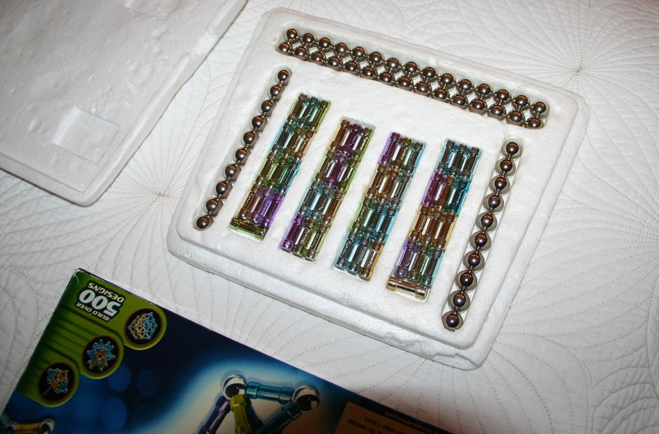 Geomag 100 Stück Limited Edition Metallics Farben Set - Bild 3 von 4