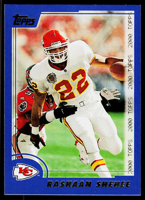 Rashaan Shehee, 2000 Topps, #192, Kansas City Chiefs, Football Card