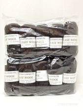 VTG NEW Lot of 10 Filatura Lanarota Brown Easy Wool Double Knitting Weight