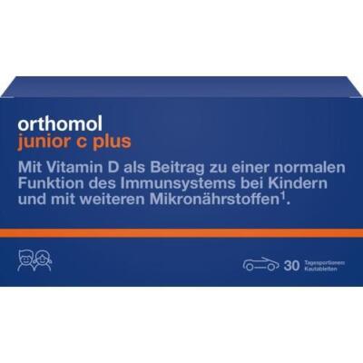 ORTHOMOL Junior C plus Kautabl.Waldfrucht 30 St PZN 10013239