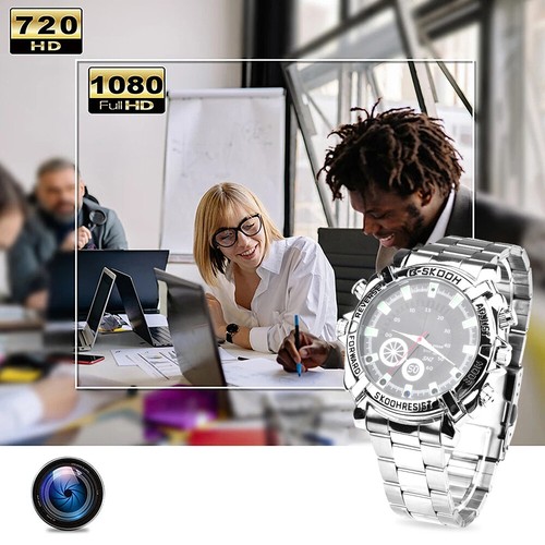Mini Watch Camera 32/64GB HD 1080P Wearable Video Recorder Security Surveillance - Picture 5 of 24