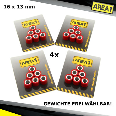 4 Satz Variomatikrollen 16 x 13 ABSTIMMSET Vario Rollen Gewichte Variomatik