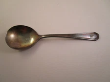 Vintage International Silver Co Silverplate Spoon Monogram M