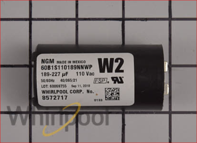 #ad New Genuine OEM Whirlpool Capacitor WP482156 $39.19