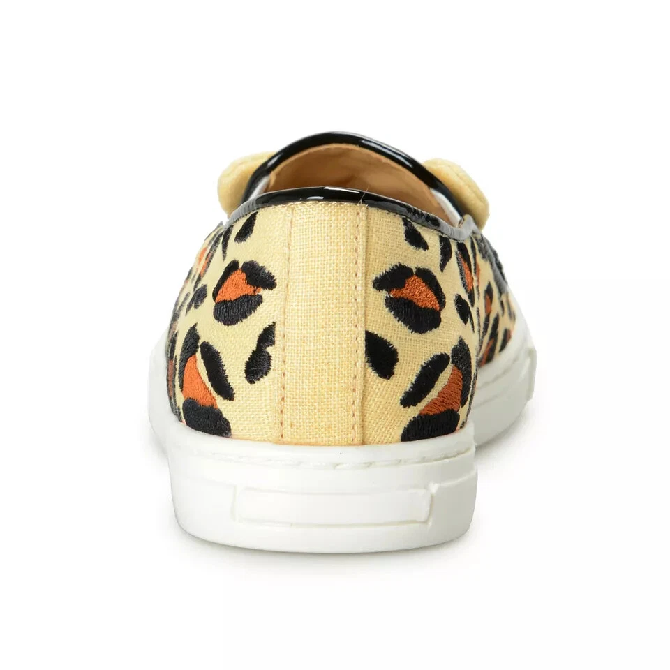 Loafers Charlotte Olympia Girls "INCY FERAL CATS" Multi-Color Leather Shoes - Image 3 of 4