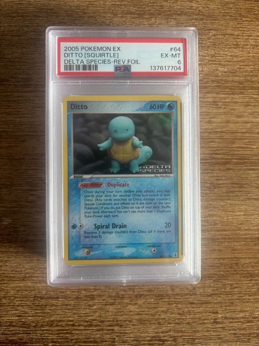 Ditto - (Squirtle) 064/113 Delta Species Reverse Holo for sale