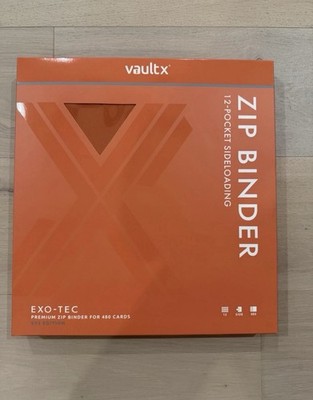 Vault X 12 Pocket SV3 Obsidian Flames Binder - New In Box Holds 480 Cards