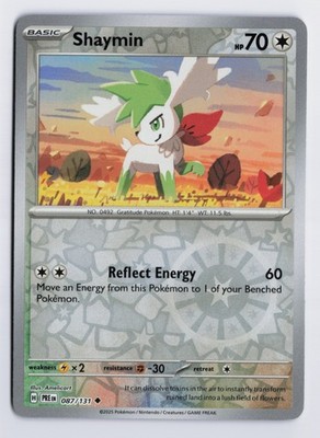 Shaymin - PRE #087/131 SV: Prismatic Evolutions Uncommon Reverse Holo NM