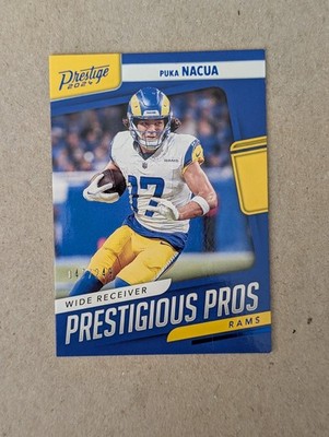 2024 Panini Prestige - Prestigious Pros Puka Nacua #PP-PNA Xtra Points Blue /249