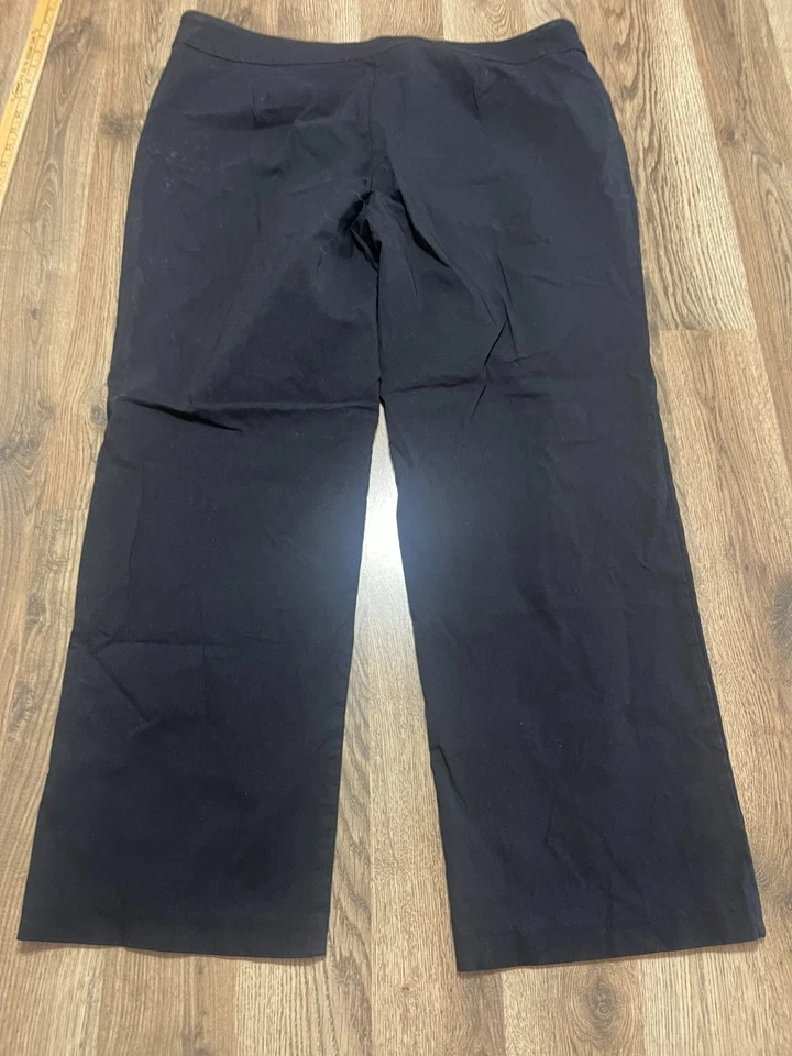 Time and Tru Pants, Women's Plus Size 2XL, Black, Pull On Pants - Image 2 of 4