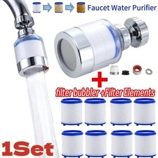 Faucet Water Filter Tap Filtration Kitchen Sink Mount Purifier 360 Rotate
