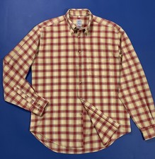 Boggi shirt quadri uomo usato L camicia men used cotone manica lunga T4950
