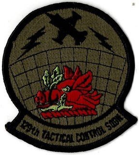 USAF 129th TACTICAL CONTROL SQUADRON MILITARY PATCH
