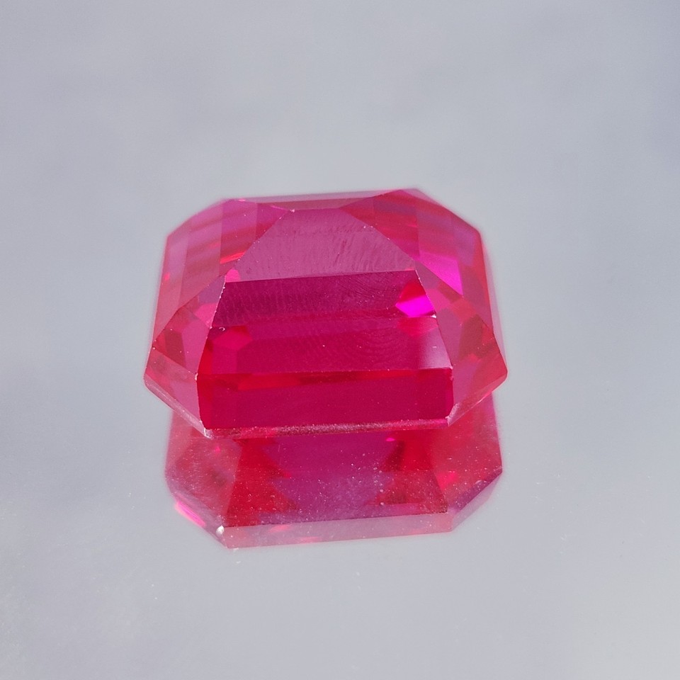 Natural Pink Sapphire Radiant Cut 59.50 Cts Faceted Loose Gemstone E517 ...