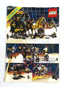 LEGO Blacktron 6987 Message Intercept Base - Complete & Instructions Vintage 80s