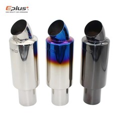 Stainless Steel Exhaust Tip Muffler 51mm 63mm 76mm Black Silver Burnt