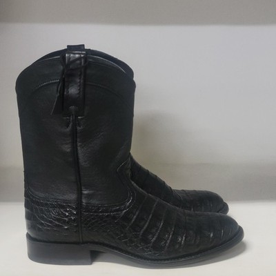 Cody James Carmen Exotic Caiman Belly Western Boot Black Mens Size 9.5D
