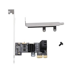 1 Pc PCI Express to SATA3.0 2 Port SATA III Expansion Controller Adapter Card 6G