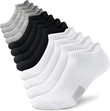 Ankle Socks Womens Athletic Running Comfort Cushioned 3/5/6Pairs