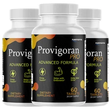 Provigoran Pro Male Performance Maximum Strength Supplement - 3 Bottles