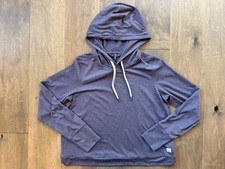 Vuori Halo Essential Hoodie Pullover Heather Purple VW226 Women's Sz Medium EUC