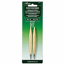 Clover Takumi Bamboo Interchangeable Circular Knitting Needles No.15 10 mm 3644