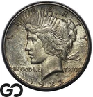1922-S Peace Dollar, Choice AU++
