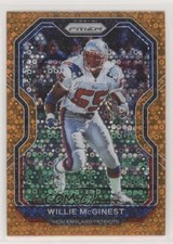 2020 Panini Prizm Orange Disco Prizm Willie McGinest #27 05mq