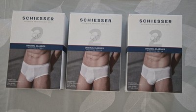 Schiesser Original Classics Slip 6 Stück, Gr. 8 XXL, Doppelripp, NEU